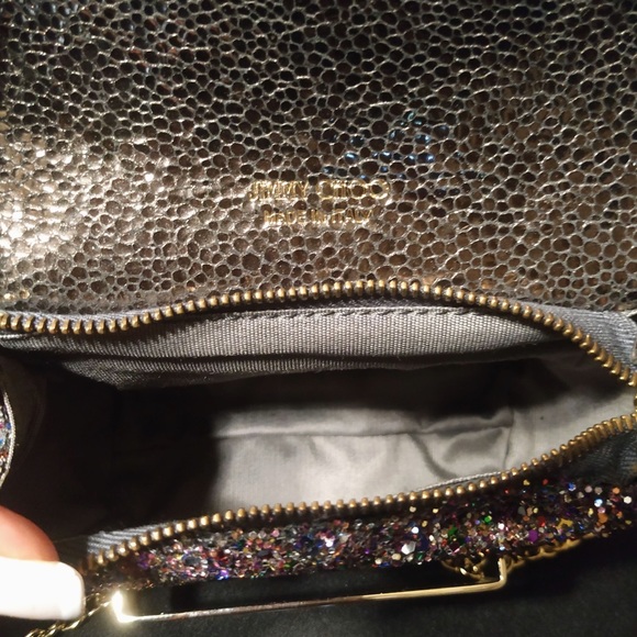 ✨💕(SOLD)AUTHENTIC Jimmy Choo Mini Glitter Bag✨💕 - Picture 10 of 15